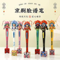 京劇變臉譜筆手工紀(jì)念品中國特色玩具送老外中國風(fēng)北京工藝品禮品
