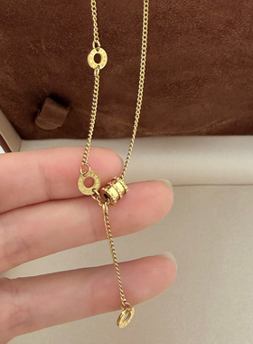 洗澡可戴不掉色流苏小蛮腰锁骨链