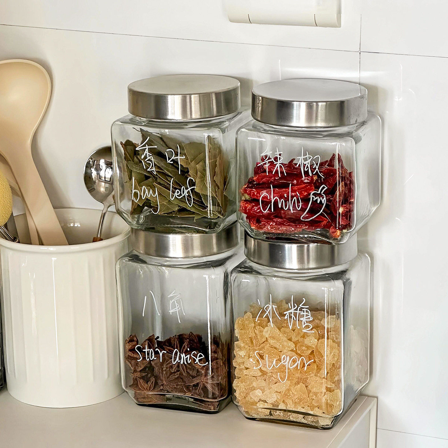 咖啡豆密封罐调料盒家用厨房高端新款玻璃加厚带盖密封防潮储物罐,厨房/烹饪用具,密封罐,淘宝优惠券,粉丝福利购,淘宝优惠卷