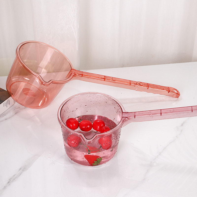 高颜值加厚水瓢家用厨房长柄塑料水勺大容量加厚透明水晶浇菜水舀,厨房/烹饪用具,水舀/水瓢,淘宝优惠券,粉丝福利购,淘宝优惠卷