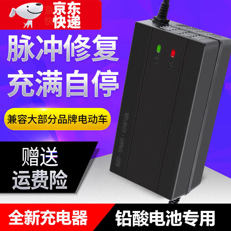 天南兄弟电动车充电器电瓶车48V60V72V64V20A通用三轮车充电器自-封面