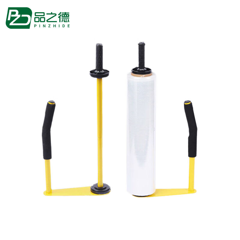 品之德PBZ-003手动缠绕机裹包机PE包膜器拉膜器手动缠绕膜打包机