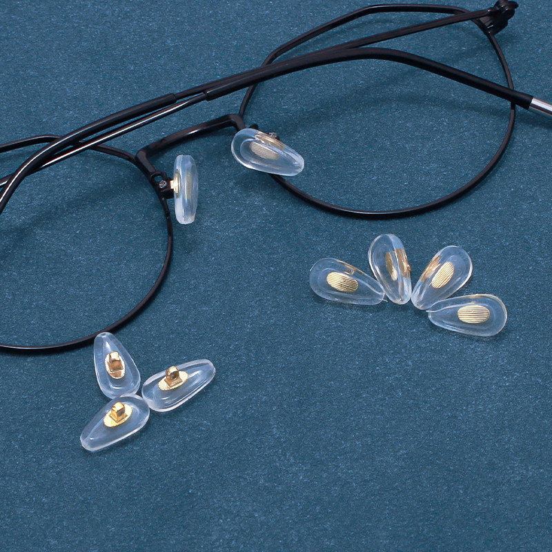 a3铜芯鼻托25对 空气气囊托叶超轻不压鼻无痕舒适框架眼镜配件