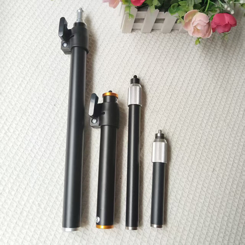 加厚金属延长手机支架配件加长通用6mm转接头伸缩杆内螺纹连接杆