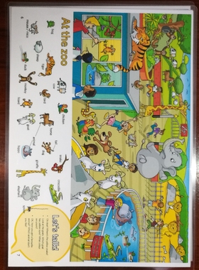 剑桥少儿英语1,2,3,starters,movers,flyers考级词汇单词表塑封卡