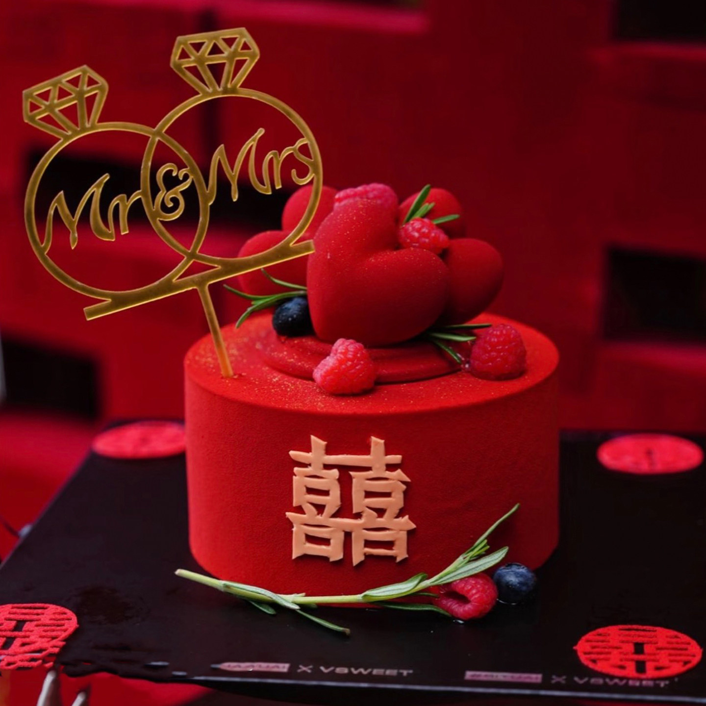 红色系情人节求婚订婚宴结婚爱心蛋糕装饰喜字模具钻戒亚克力插件,节庆用品/礼品,蛋糕/烘焙装饰用品,淘宝优惠券,粉丝福利购,淘宝优惠卷