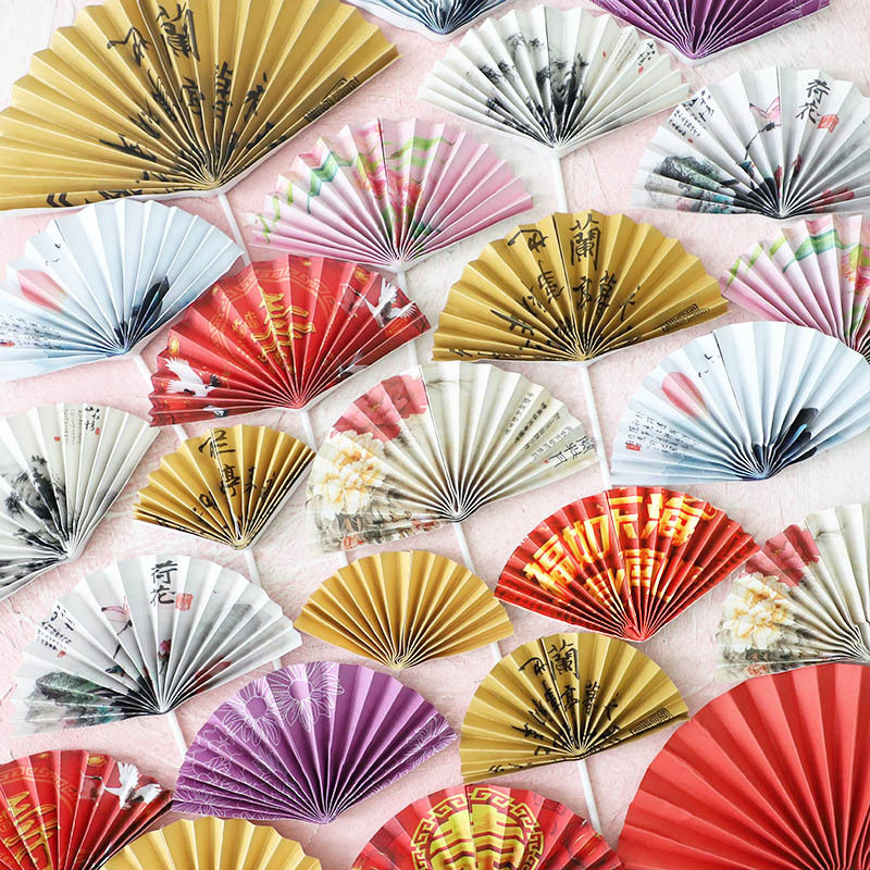 中国风半圆纸折扇古风书法诗词荷花牡丹印花祝寿兰亭序山水画扇子,节庆用品/礼品,节日装扮用品,淘宝优惠券,粉丝福利购,淘宝优惠卷