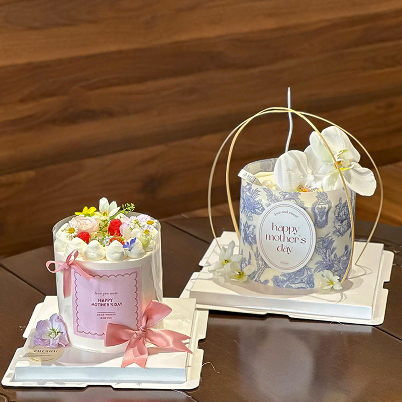 复古母亲节蝴蝶兰蛋糕装饰青花瓷围边英文贴纸diy蝴蝶结丝带装扮,节庆用品/礼品,蛋糕/烘焙装饰用品,淘宝优惠券,粉丝福利购,淘宝优惠卷