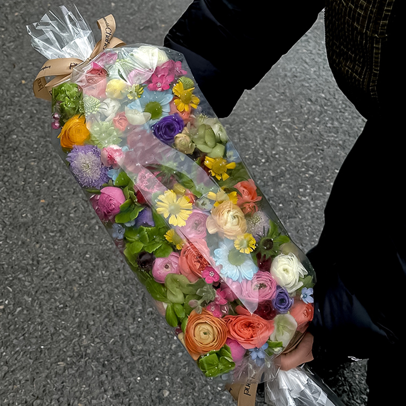 创意五彩缤纷糖果花束烘焙包装