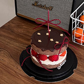 2.14情人节情侣表白日巧克力草莓夹心蛋糕装 饰DIY蝴蝶结丝带蜡烛