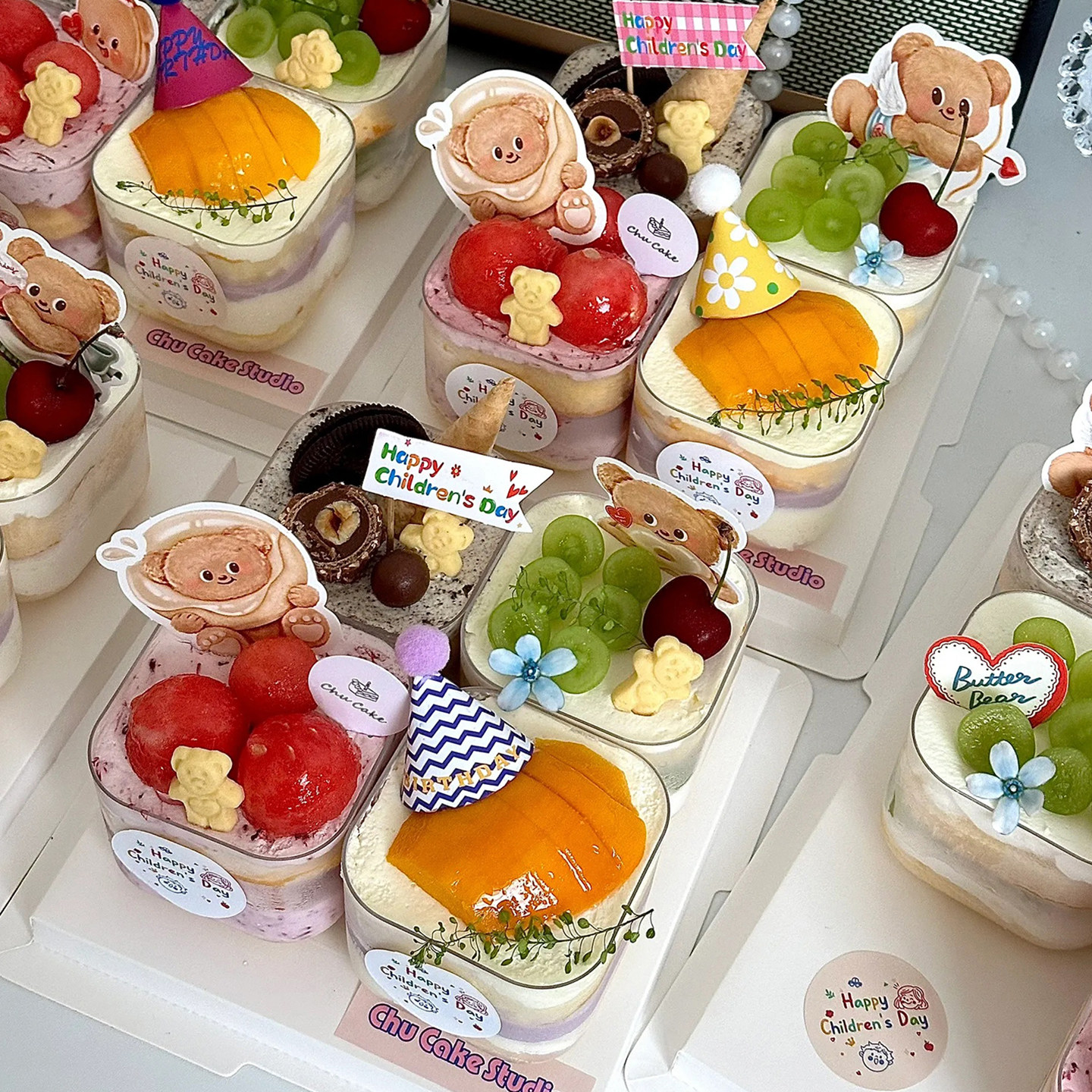 六一儿童节黄油小熊慕斯杯蛋糕装饰立方杯小熊饼干迷你帽小旗插件,节庆用品/礼品,蛋糕/烘焙装饰用品,淘宝优惠券,粉丝福利购,淘宝优惠卷