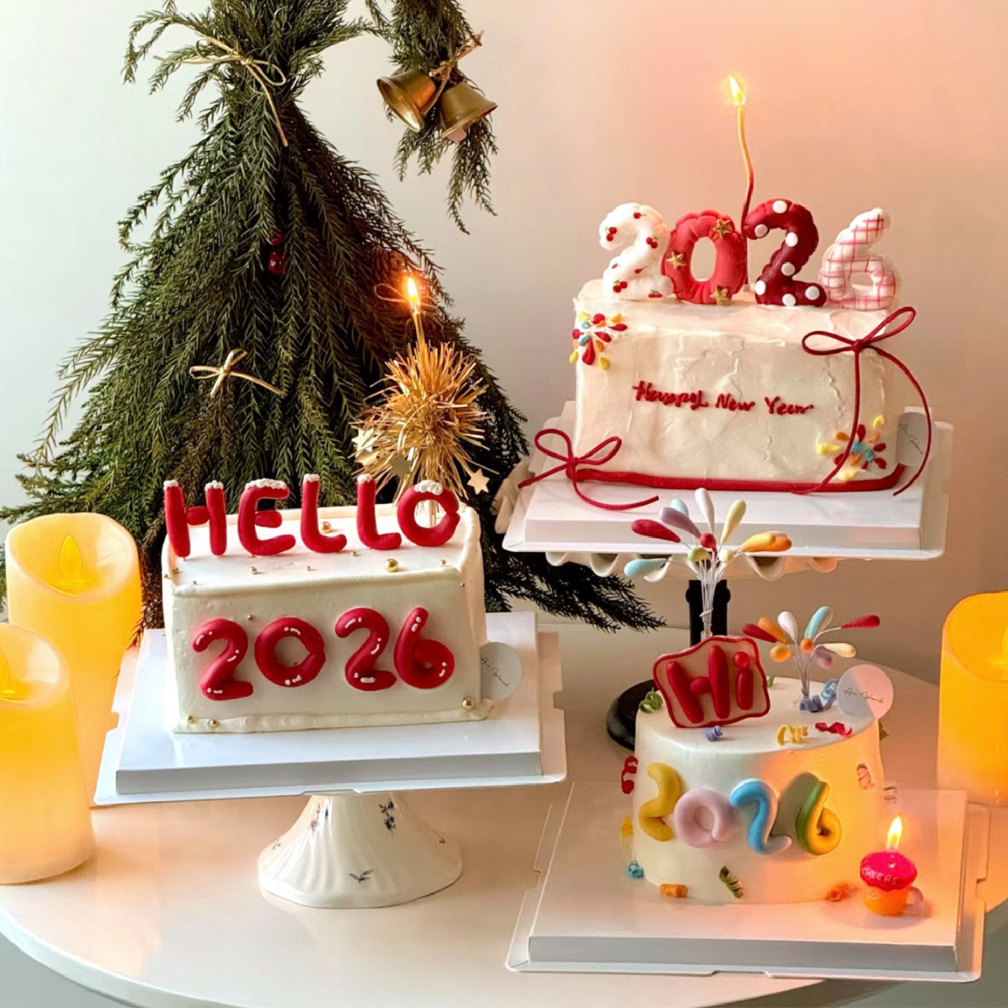 爆款2026跨年新年仪式感气球数字蛋糕装饰DIY礼花英文蝴蝶结装扮,节庆用品/礼品,蛋糕/烘焙装饰用品,淘宝优惠券,粉丝福利购,淘宝优惠卷