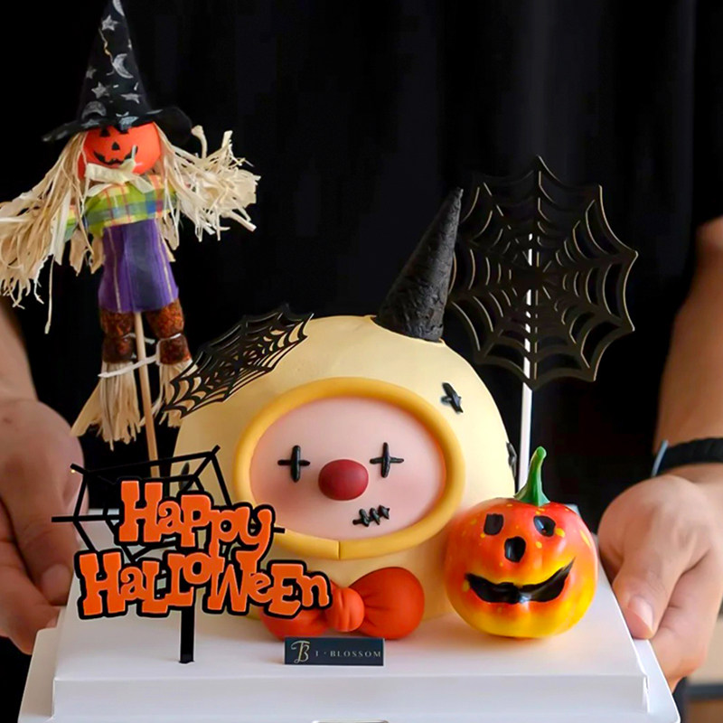 万圣节主题邪魅可爱loopy蛋糕装饰仿真稻草人南瓜蛋筒亚克力插件,节庆用品/礼品,蛋糕/烘焙装饰用品,淘宝优惠券,粉丝福利购,淘宝优惠卷