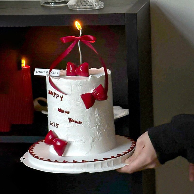 2025跨年夜新年仪式感蛋糕装饰简约风PU立体蝴蝶结DIY蝴蝶结丝带,节庆用品/礼品,蛋糕/烘焙装饰用品,淘宝优惠券,粉丝福利购,淘宝优惠卷