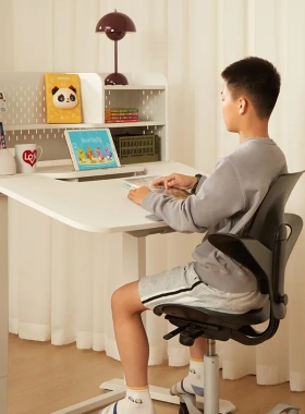 OMIND| 思想书桌可升降可调节角度实木儿童书桌电脑桌学生学习桌