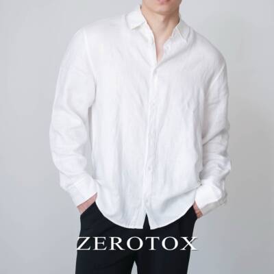亚麻OASILINO休闲宽松透气衬衫