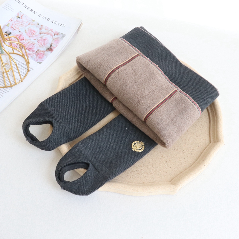 秋冬加绒厚儿童打底裤外穿女