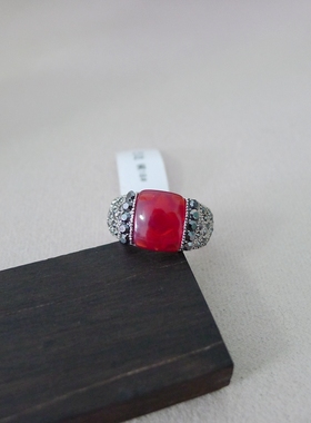 女士戒指76B-26仿红宝石民族风