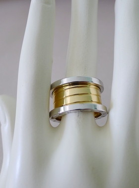 76E-4朋克风格金属戒指