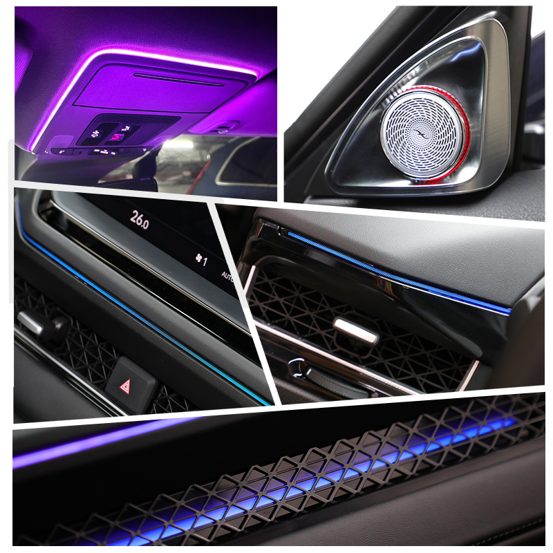 2324款11代雅阁英仕派氛围灯内饰改装旋转高音喇叭中控灯条阅读灯