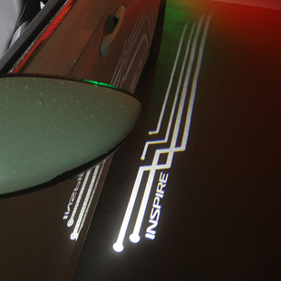 适用于本田18/22/23款新英仕派11代雅阁天使之翼迎宾投影地毯改装