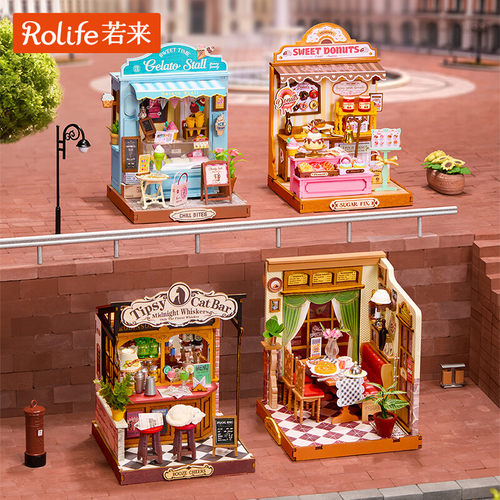 rolife方寸之间4木质拼装小屋娃