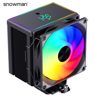 SNOWMAN冰曼MT620大单塔6热管CPU散热器1700台式机AM4AM5电脑风扇