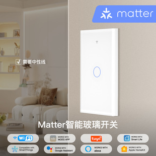 matter WiFi智能家居美规智能开关支持Homekit GoogleHome Alexa