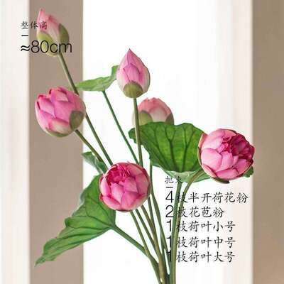 仿真假荷花朵古典舞蹈道具手拿持莲叶六一表演出莲蓬入莲间采莲曲