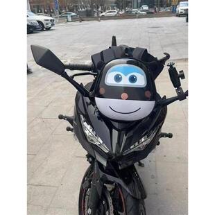 超级飞侠书包摩托车川崎春风450sr卡通装饰超级飞侠乐迪双肩背包