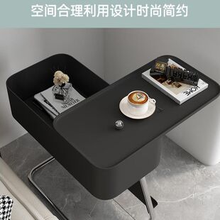 【围边设计不易掉落】床头柜床头可移动小桌子出租屋沙发茶几家用