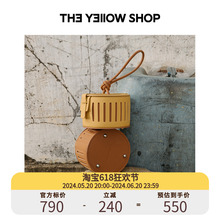 TheYellowShop黄梦莹同款小众设计镂空罗马包百搭小号迷你手拎包