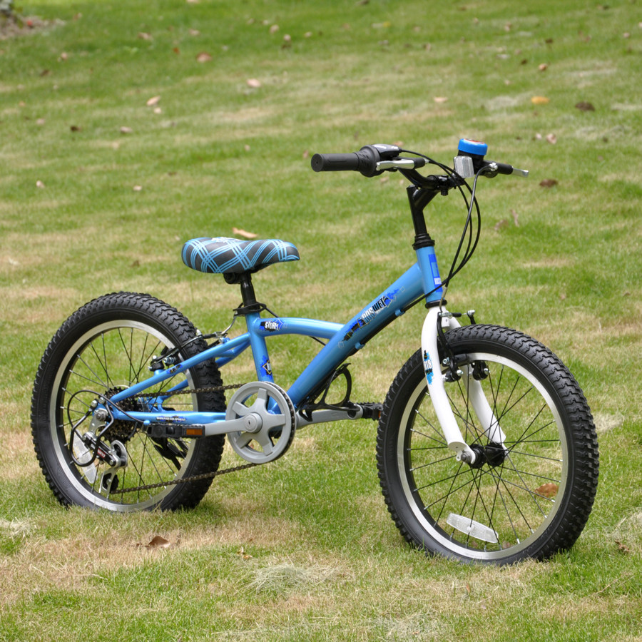 18寸110以上身高小孩 6档国际变速儿童自行车可加装辅助轮