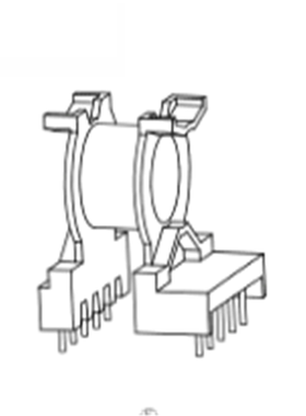 PQ2625变压器高频磁芯骨架单边加宽卧式5+5针2625骨架磁芯