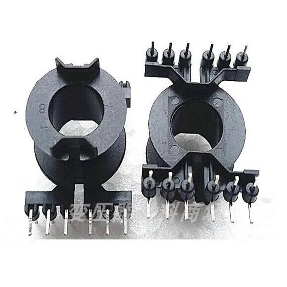 RM10变压器磁芯骨架立式6+6针L脚