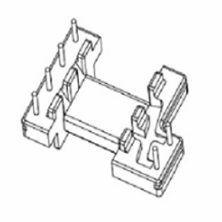 EFD15变压器电源骨架卧式4+2针