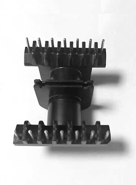 ER3542双槽卧式7+7针3508A骨架外壳磁芯干式骨架中间带槽