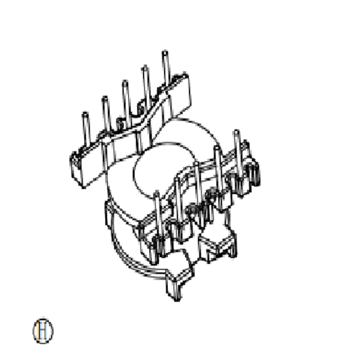 PQ2014骨架立式5+5针骨架磁芯