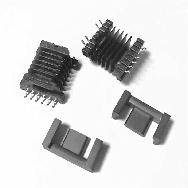 EPC19高频磁芯骨架电源磁芯骨架多槽贴片4+6针滤波器线架