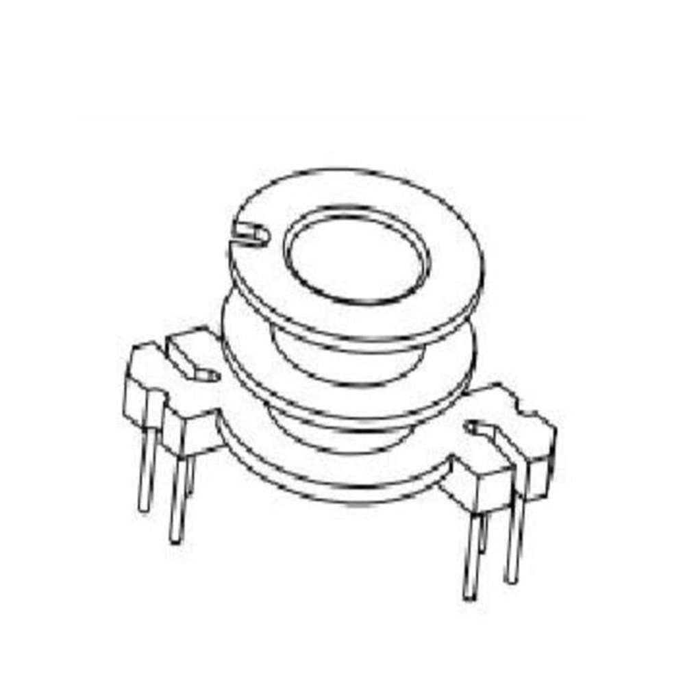 rm6高频电源磁芯骨架立式双槽YT
