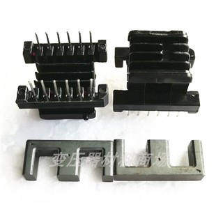 EE19高频干式变压器磁芯+骨架卧式多槽6+6骨架磁芯配套