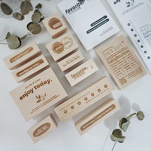 两只浣熊树脂异性切割印章新品