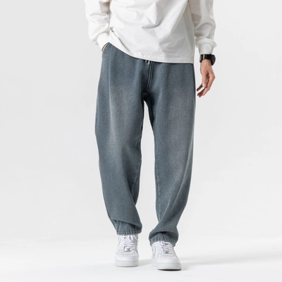 2024新款时尚百搭纹理设计牛仔裤