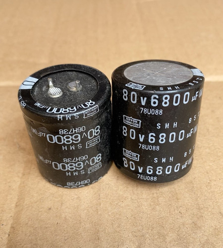 进口原装拆机日本80v6800uf 35x40电解电容音频功放滤波发烧电容