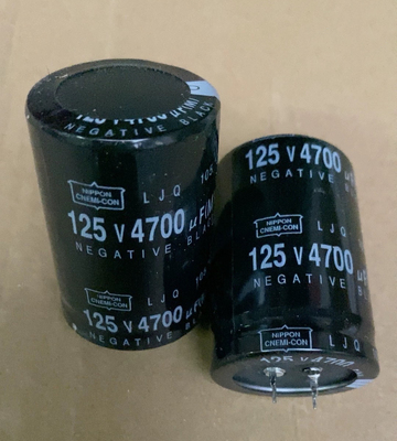 125v4700uf铝电解电容105度4700uf125v音频功放滤波发烧电容35*50