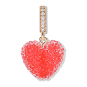 软糖吊坠 铜电镀真金锆石CH HJELLY heart