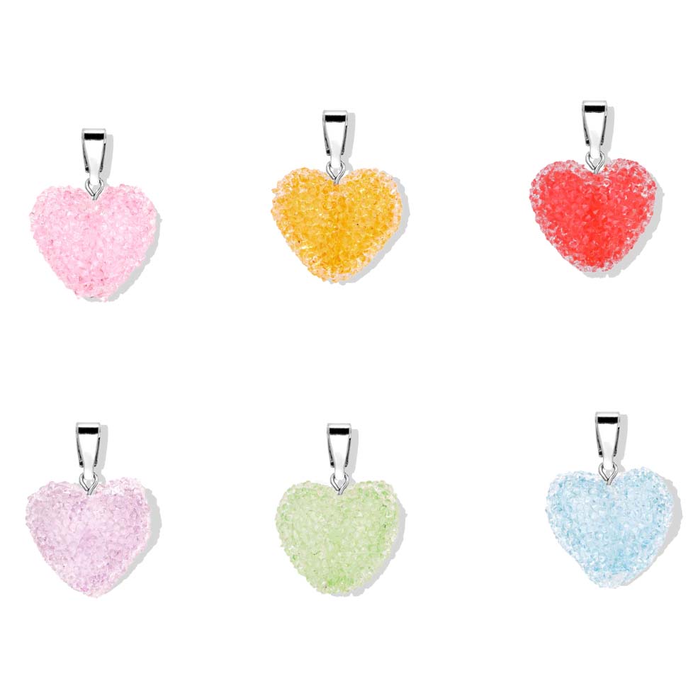 余尾单爱心桃心霜糖CH吊坠