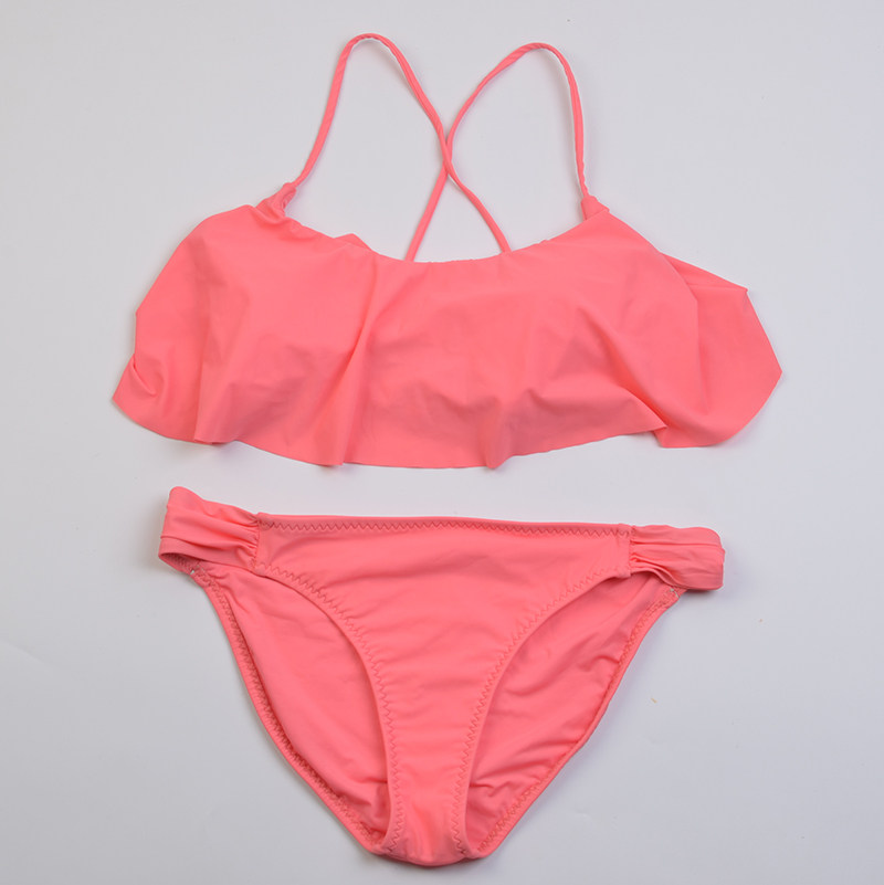 设计师品牌沙滩聚拢性感显瘦bikini高档比基尼套装泳衣女带胸垫
