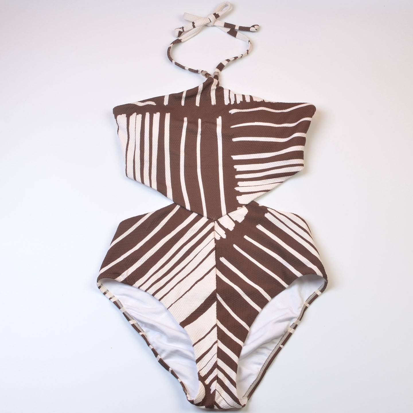 英国时尚N*T品牌度假海边性感连体泳衣修身显瘦泳衣女款带胸垫