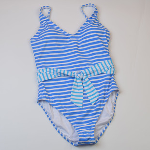 泳装 设计师品牌BLEU新款 显瘦度假大码 印花连体泳衣修身 女 聚拢时尚